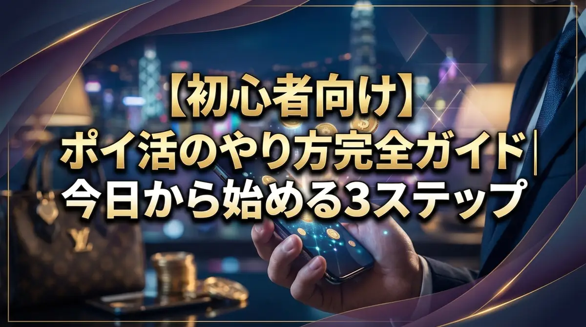 【初心者向け】ポイ活のやり方完全ガイド｜今日から始める3ステップ