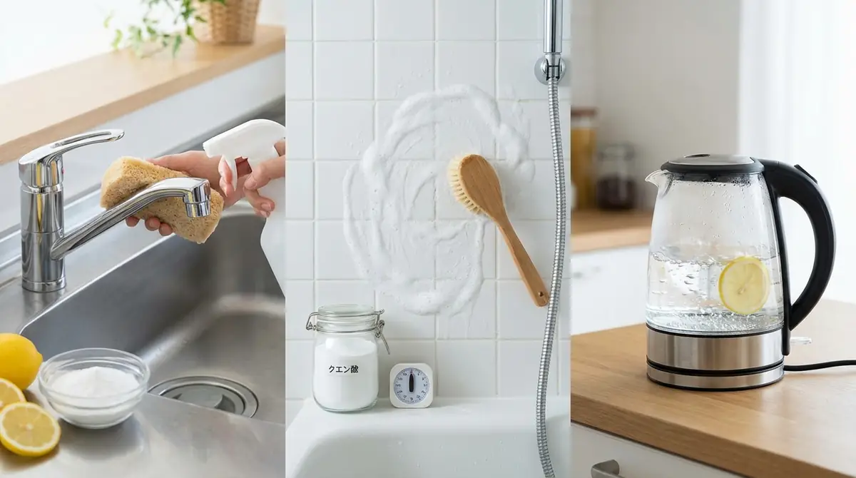 【場所別】クエン酸を使った掃除の具体的な手順と放置時間