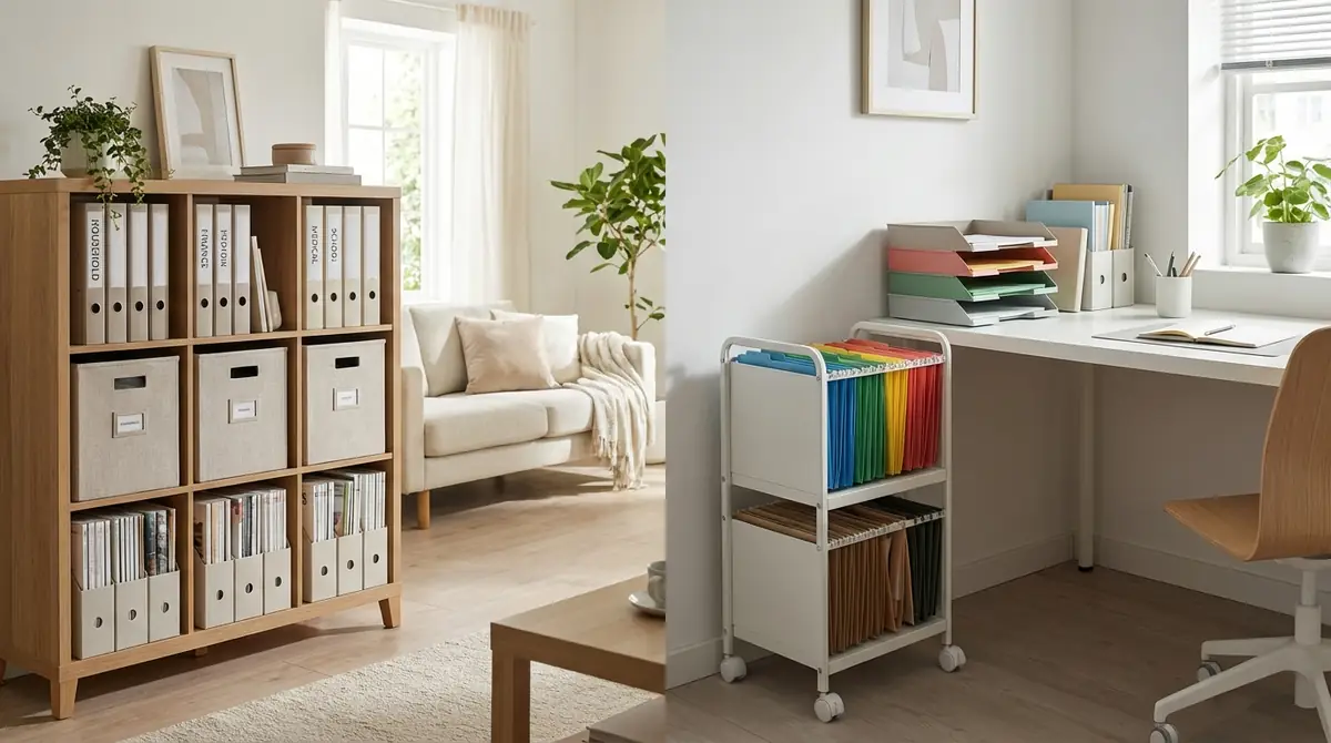 家庭の書類整理｜場所別・種類別の収納アイデア