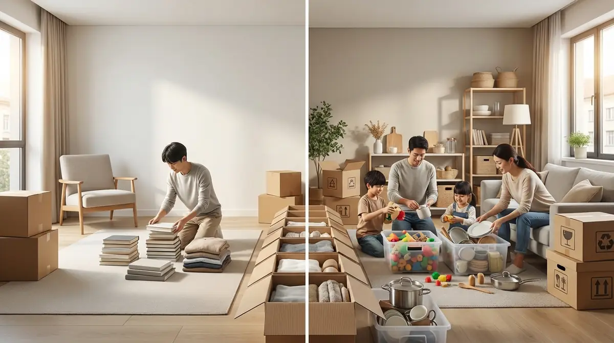 【状況別】一人暮らし・家族持ちの断捨離やり方