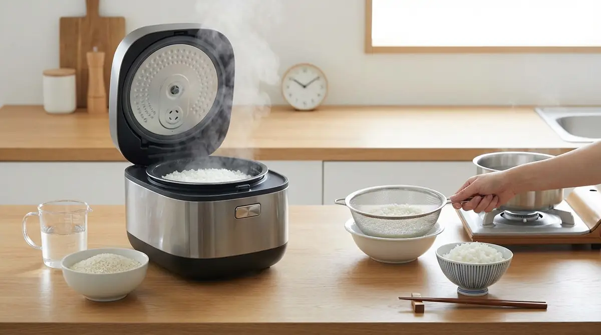 炊飯器で美味しく炊く7ステップ【実践ガイド】