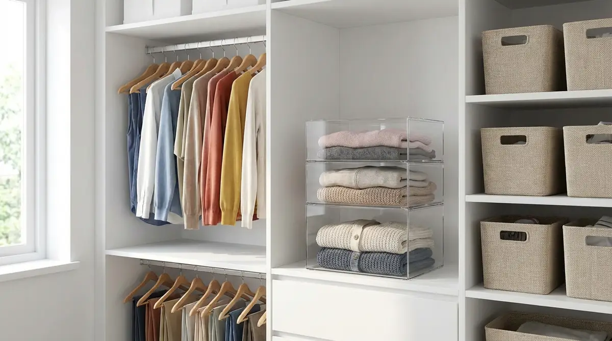 クローゼット整理に本当に必要な収納グッズ3選