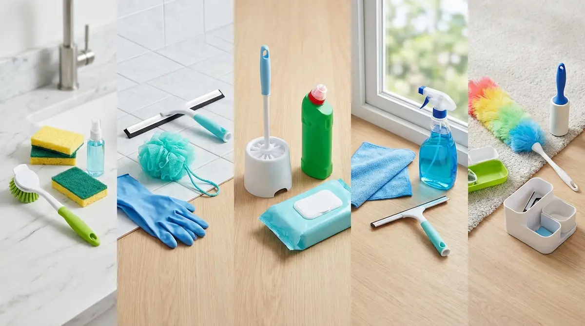 【場所別】100均掃除グッズおすすめ15選｜キッチン・お風呂・トイレ・窓・リビング