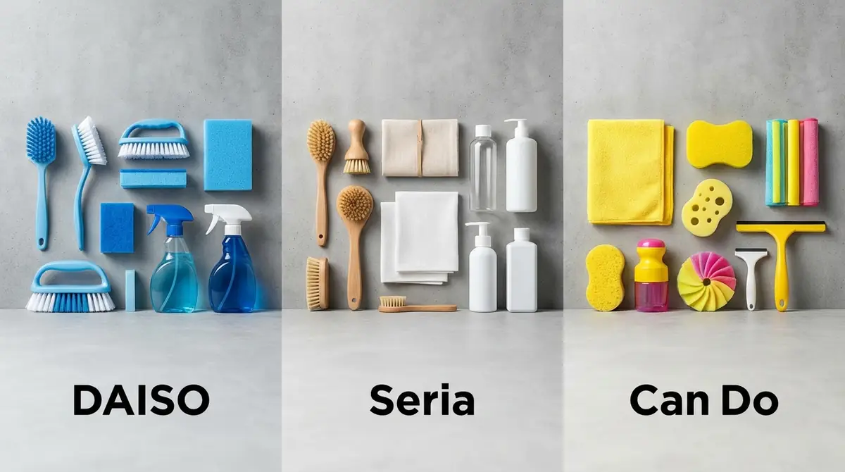 ダイソー・セリア・キャンドゥの違い｜チェーン別おすすめ掃除グッズの特徴