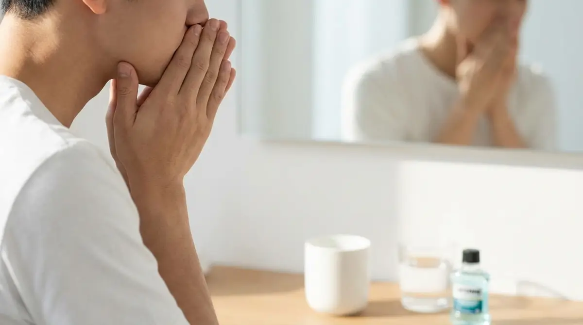 自分でできる口臭セルフチェック方法