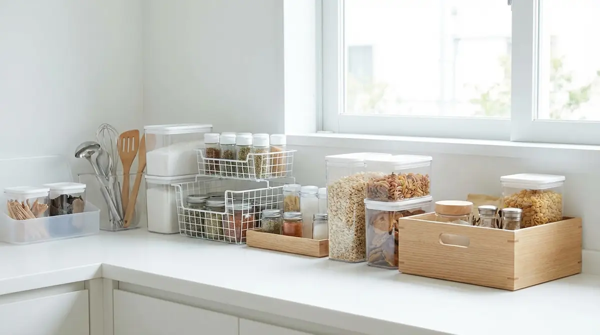 キッチンがスッキリ片付く100均収納グッズ12選