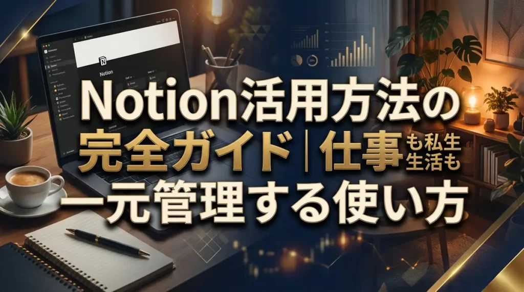Notion活用方法の完全ガイド｜仕事も私生活も一元管理する使い方