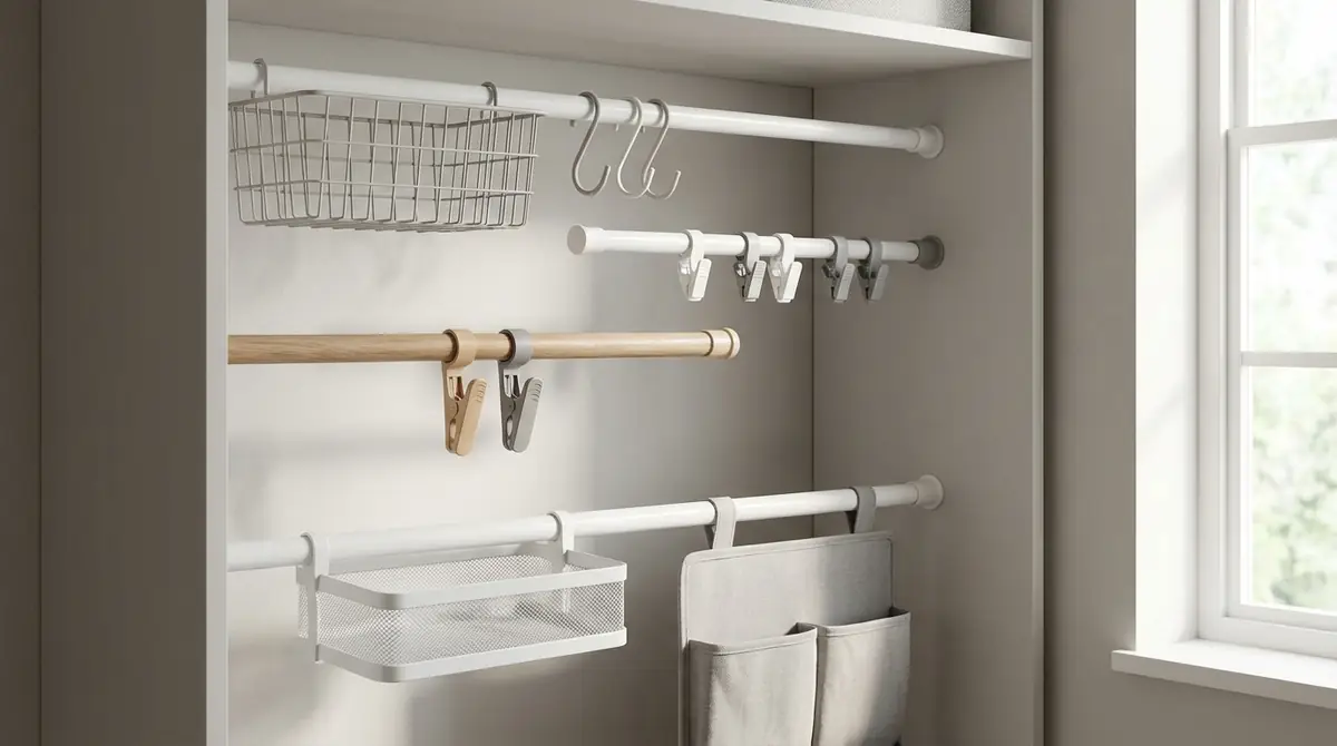 突っ張り棒と一緒に買いたい！100均の神アイテム5選