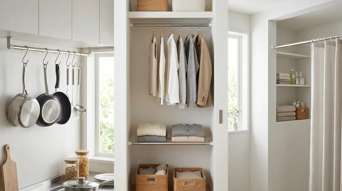 突っ張り棒が「万能収納アイテム」と呼ばれる3つの理由