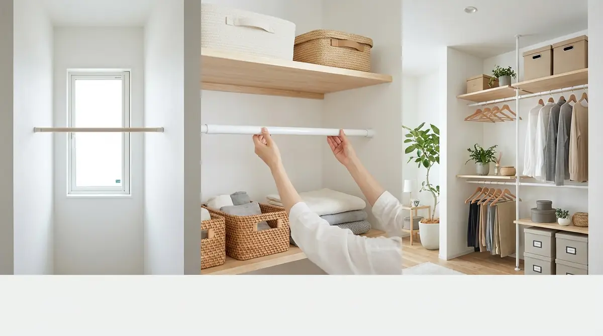 まとめ｜今日から始める突っ張り棒収納3ステップ
