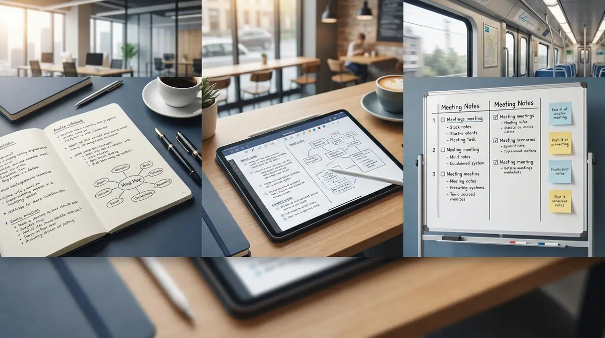 【場面別】仕事で使えるメモ術の型と書き方