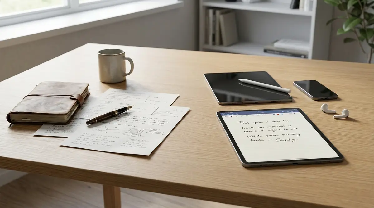 手書き vs デジタル｜自分に合ったメモ環境の選び方