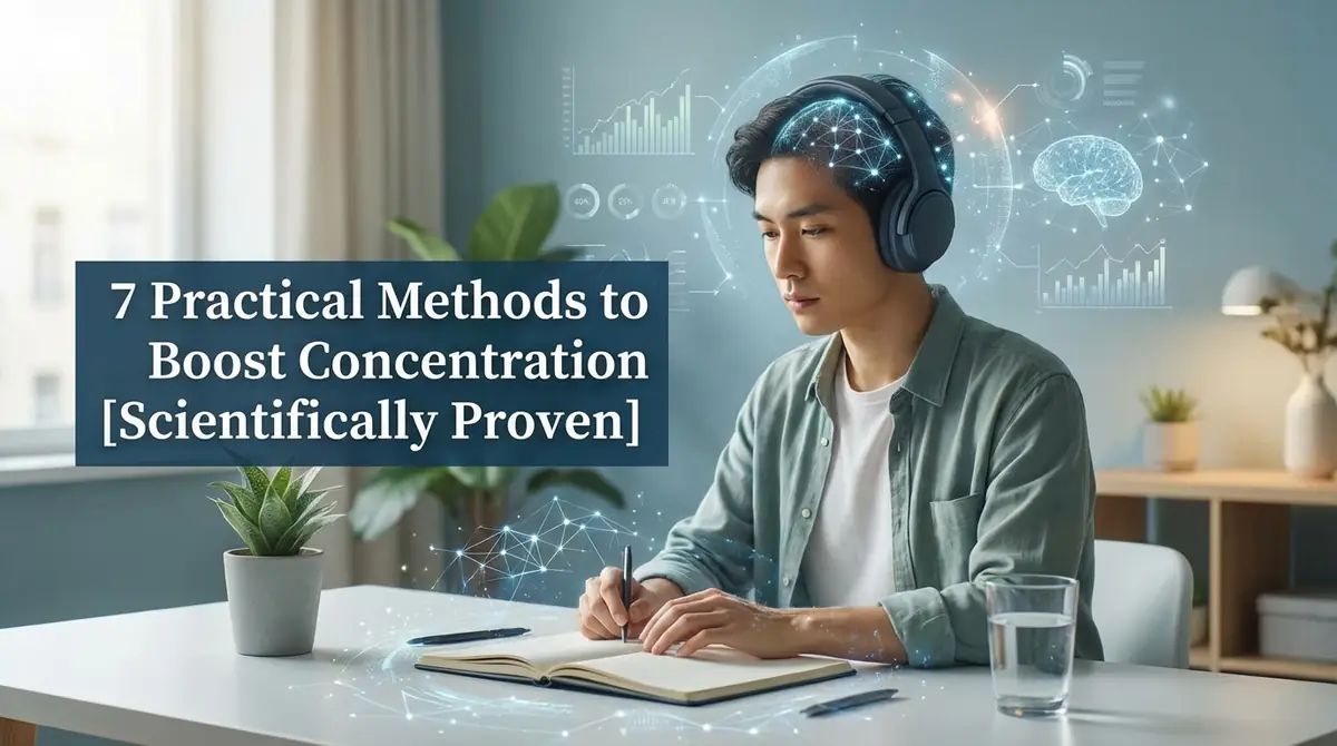 集中力を高める7つの実践メソッド【科学的根拠あり】