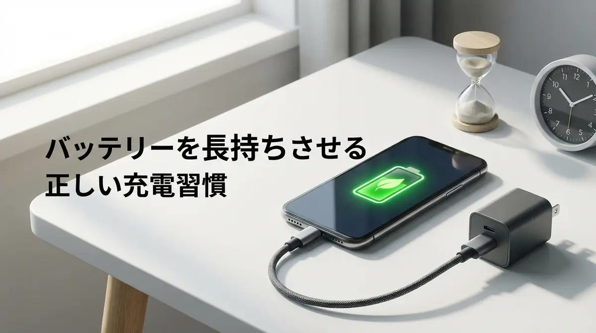 バッテリーを長持ちさせる正しい充電習慣
