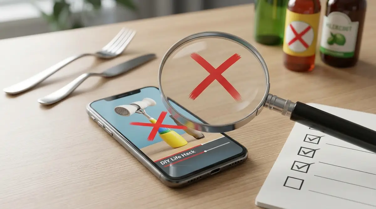 嘘のライフハック動画を見抜く5つのチェックポイント
